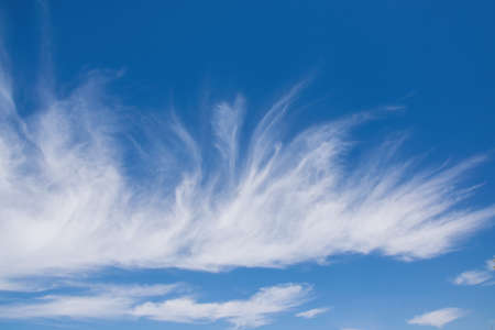 Beautiful sky background with picturesque cirrus clouds.の写真素材
