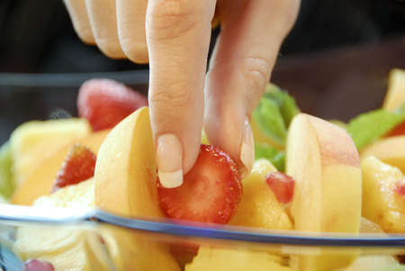 Pick A Strawberryの写真素材