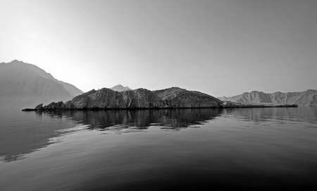 Sights In The Peninsula Of Musandam, In Omanの写真素材