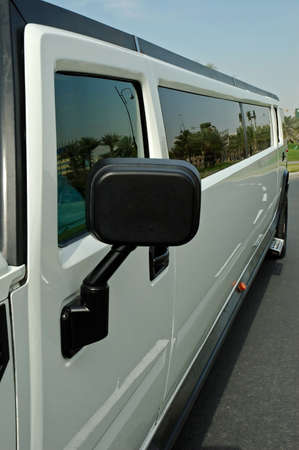 Hummer Limousine Door & Lenghtの写真素材