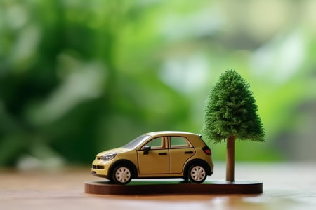 Eco-Friendly Car Development - Clear Environment and Sustainable Innovationの素材