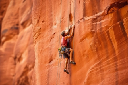 Determined Sport Climber Ascendingの素材