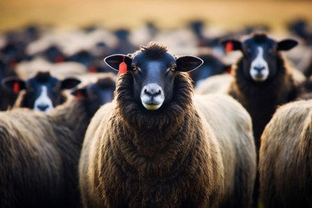 The Black Sheep in the Herd - Uniqueness and Individualityの素材