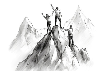 Collaborative Business Minds Sketchの素材