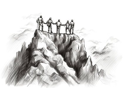 Collaborative Business Minds Sketchの素材