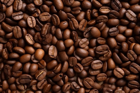 An Abundant Background of Coffee Beansの素材