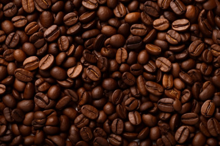 An Abundant Background of Coffee Beansの素材