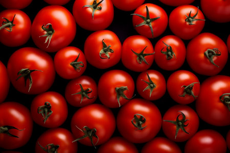 Vibrant Tomato Background with Abundant Copy Spaceの素材