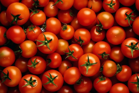 Fresh Tomato Background: Vibrant and Healthyの素材