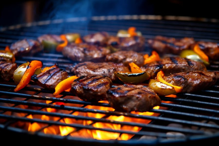 Sizzling Barbecue Grilling Generative AIの素材