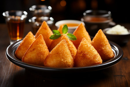 Brazilian Coxinha Snack Generative AIの素材