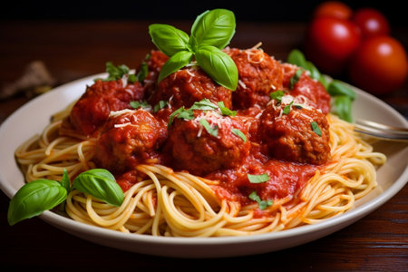 Seafood Spaghetti Delight Generative AIの素材