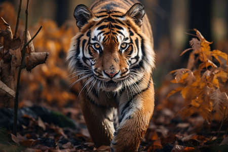 Enchanting Beauty Bengal Tiger in the Wildの素材