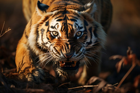 Enchanting Beauty Bengal Tiger in the Wild.の素材