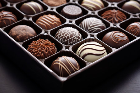 Decadent Treat Assortment of Chocolates in a Boxの素材