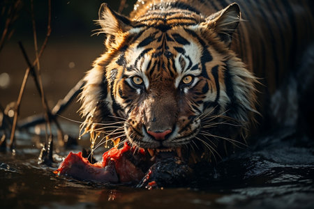 Enchanting Beauty Bengal Tiger in the Wild.の素材