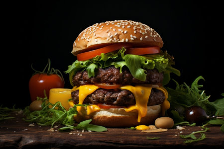 Cheesy Burger Delightの素材