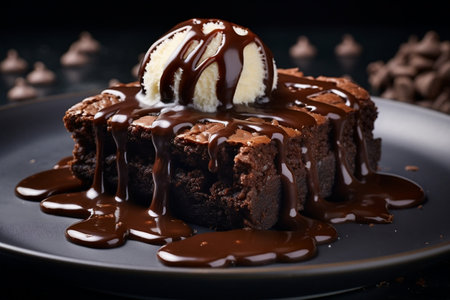 Chocolicious Indulgence Melted Chocolate Chip Brownieの素材