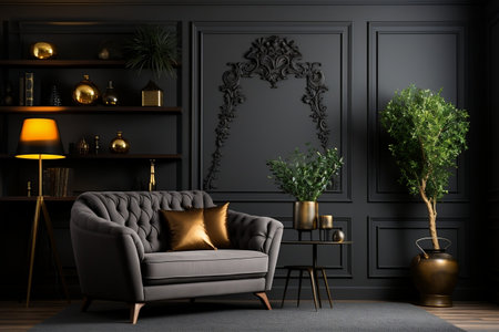 Modern Luxury Living Room Interior Background Livingの素材