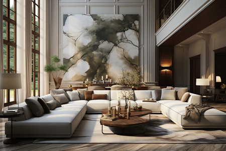 Modern Living Room Design: Elegant Home Decorの素材