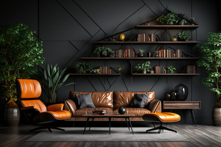 Modern Luxury Living Room Interior Background Livingの素材