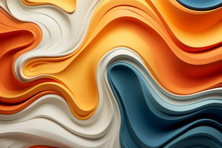 Organic Lines: Abstract Wallpaper Background. Generative AIの素材