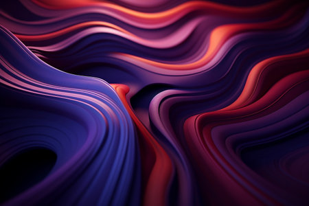 Organic Lines: Abstract Wallpaper Background. Generative AIの素材