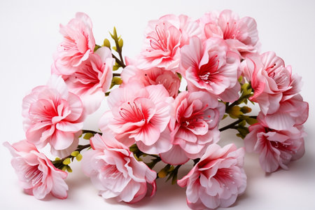 Carnation Blossom Flora Petal Nature white Backgroundの素材
