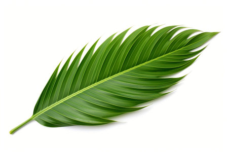 English Oak Leaf Nature Foliage White Backgroundの素材