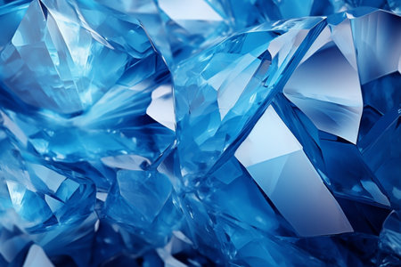 Ice Blue Geometric Background Abstractの素材