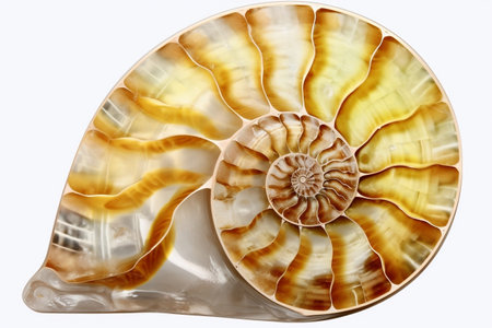 Assorted Gastropod Collection white Backgroundの素材