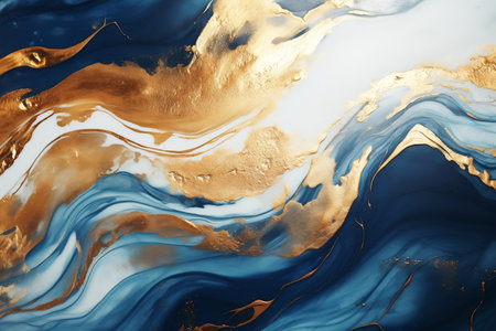 Captivating abstract fluid art backgroundの素材