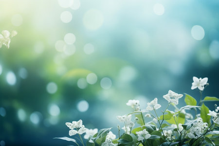 Vibrant summer nature texture with a bright backgroundの素材