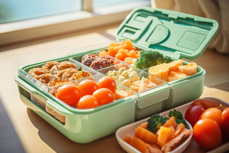 Effortlessly enjoy a nutritious meal as a womanの素材