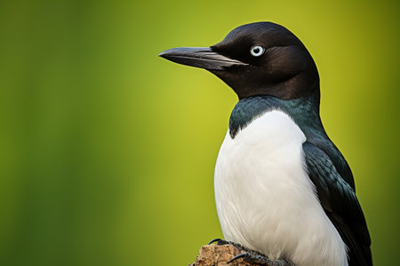 Illustration of Common Murre Bird. Generative AIの素材