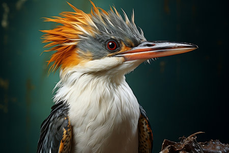 European Shag Bird Artistic Illustration. Generative AIの素材