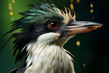 European Shag Bird Artistic Illustration. Generative AIの素材