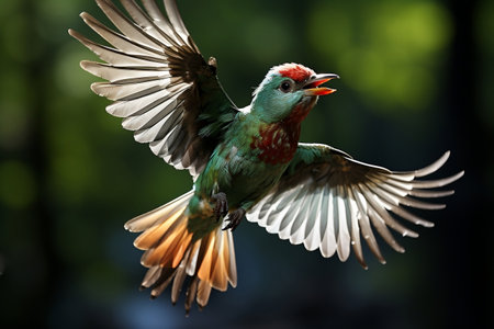 Resplendent Quetzal Magnificent Bird of Guatemala. Generative AIの素材