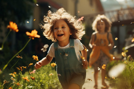 Playful Children's Unity. Generative AIの素材