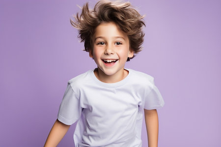 Adorable Child: A Captivating Portrait. Generative AIの素材