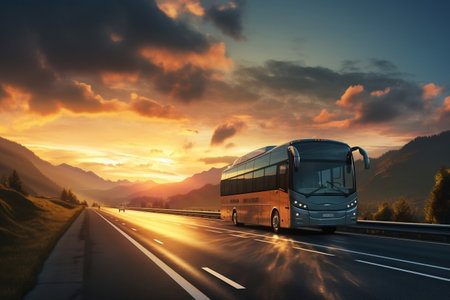 Road Based Intercity Bus Transitの素材