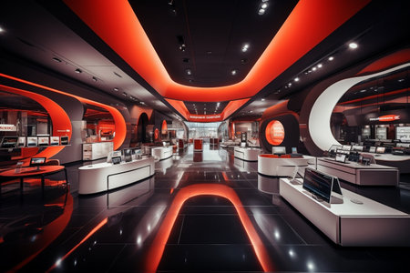 The Latest in Interior Design for a Modern Consumer Electronics Retailerの素材