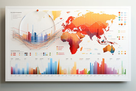 Analytics Report Status featuring Information Analysis Chartの素材