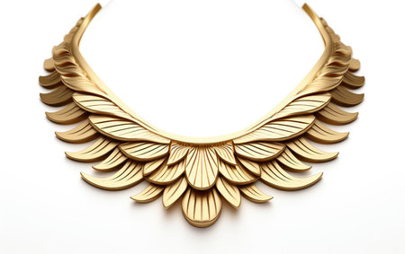 Collarette Isolated on a White Backgroundの素材