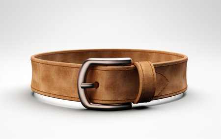 Textile Strap Isolated on a White Backgroundの素材