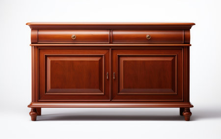 Sideboard Cabinet Isolated on a White Backgroundの素材