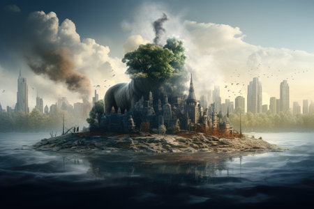 A Climate Change Awareness Initiative.の素材