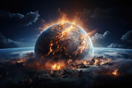 The Precarious State of Our Earth.の素材