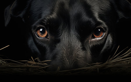 Image of a Curious Canine..の素材