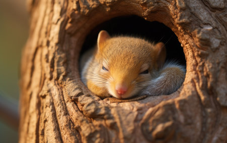 Baby Tree Squirrel.の素材